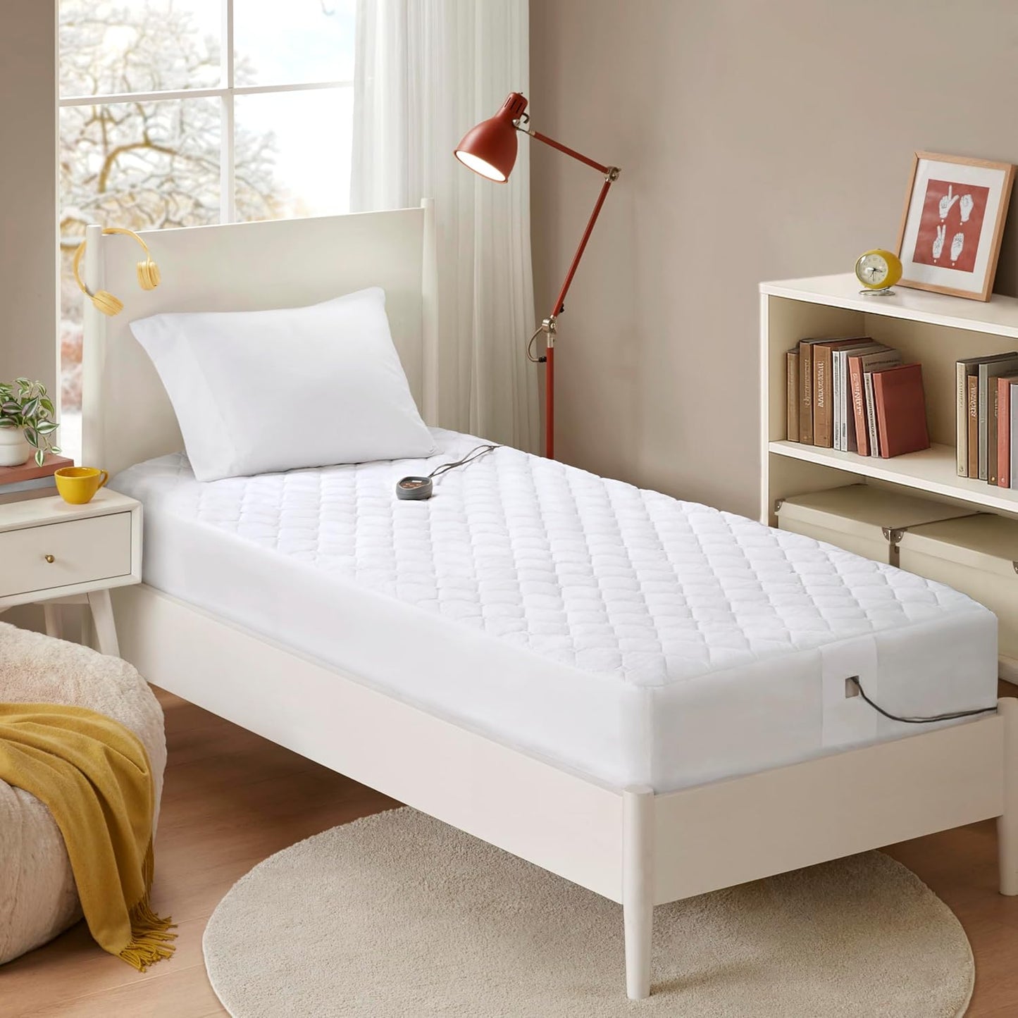 BeautyRes Heated Mattress pad Full 100% cotton