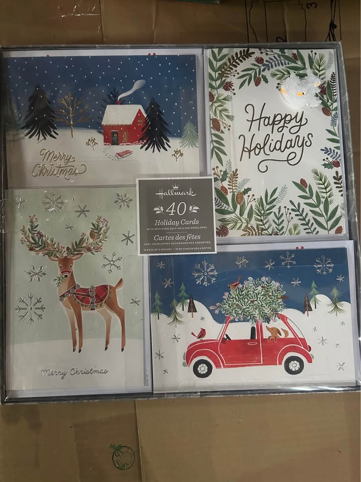 Hallmark Christmas Holiday Cards 40 Pack