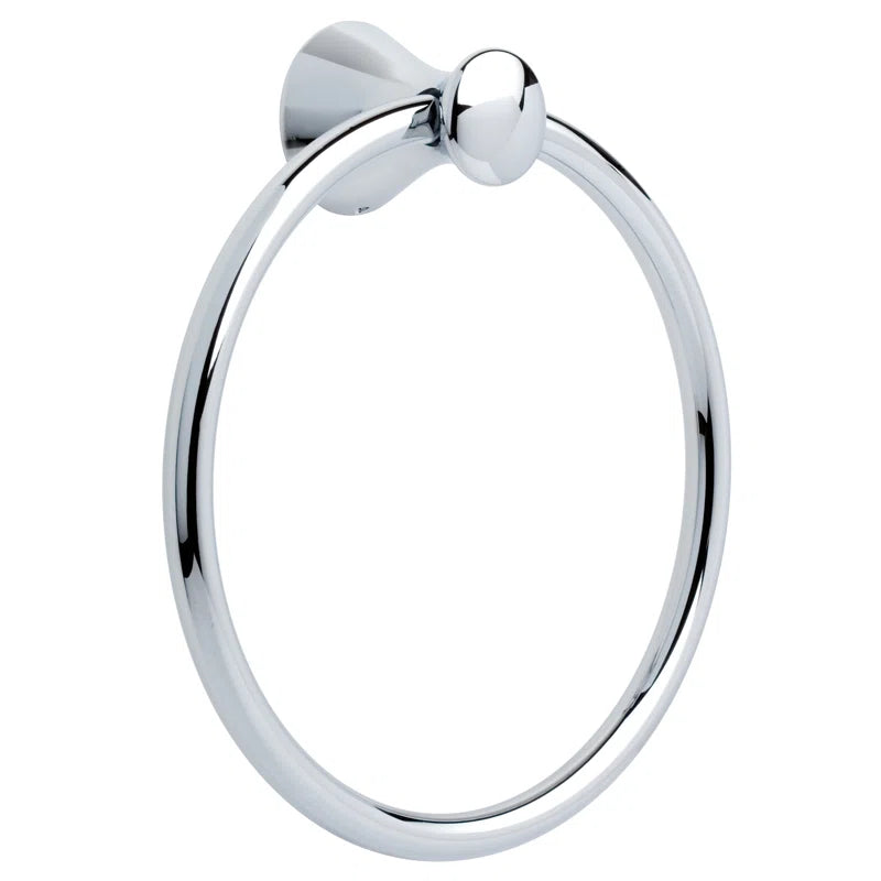 Lahara Wall Mount Round Closed Toilet Ring Bath Chrome
