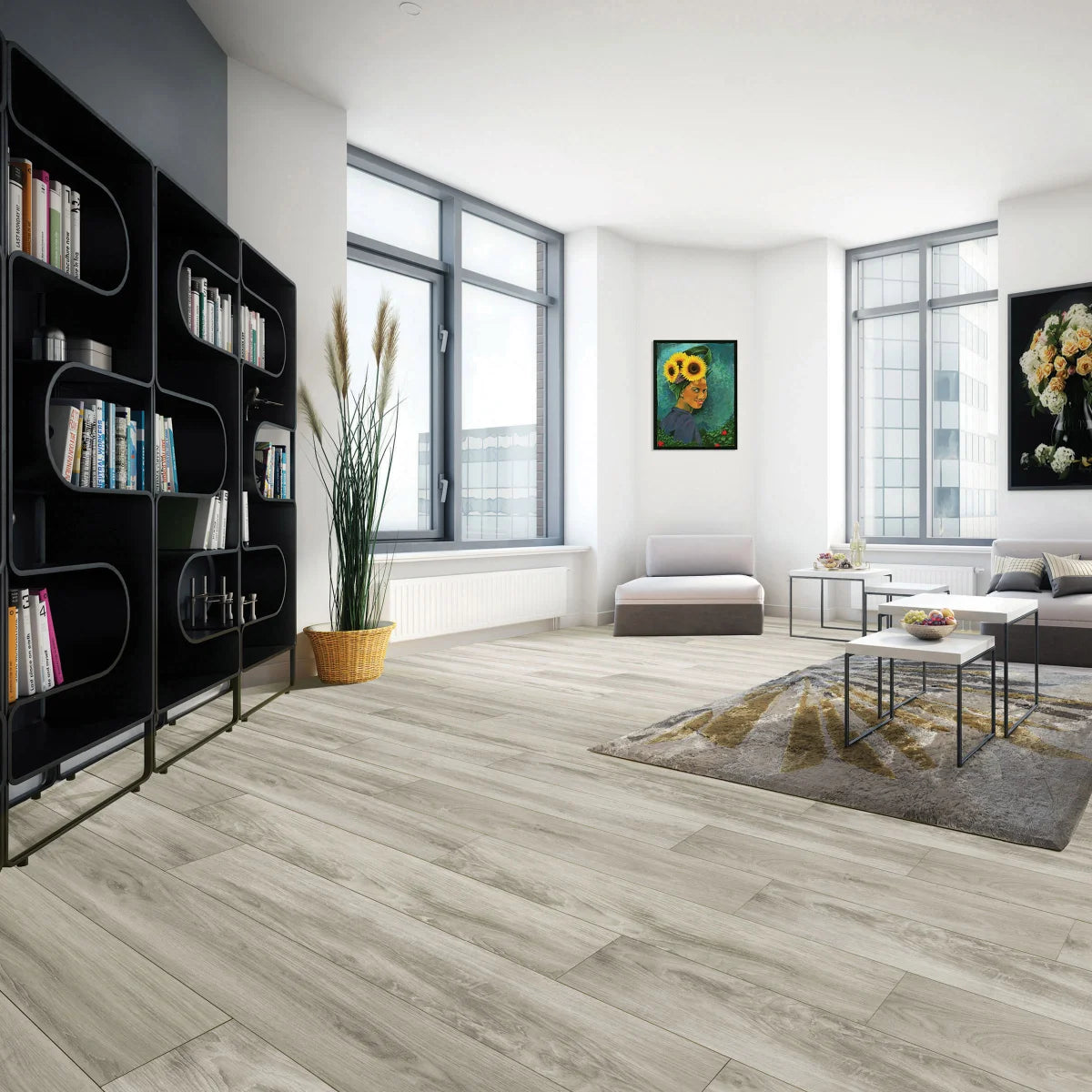 SERENIA 18 cm (7.1 in.) Vinyl Plank Flooring London Mist Oak