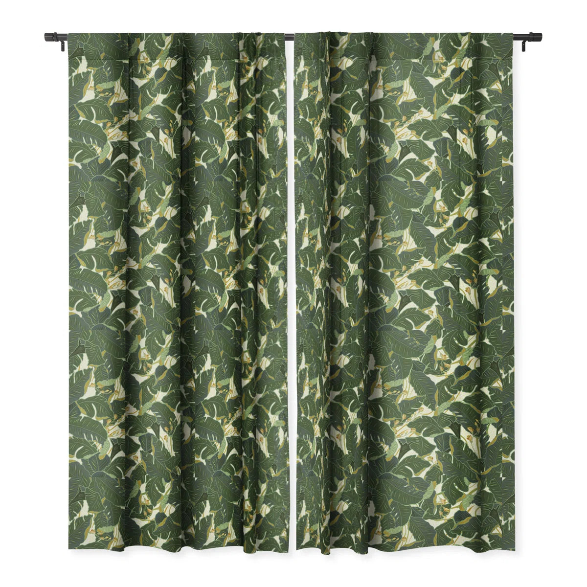 New Iveta Abolina Jungle Polka 1pc Blackout Window Curtain 48x96