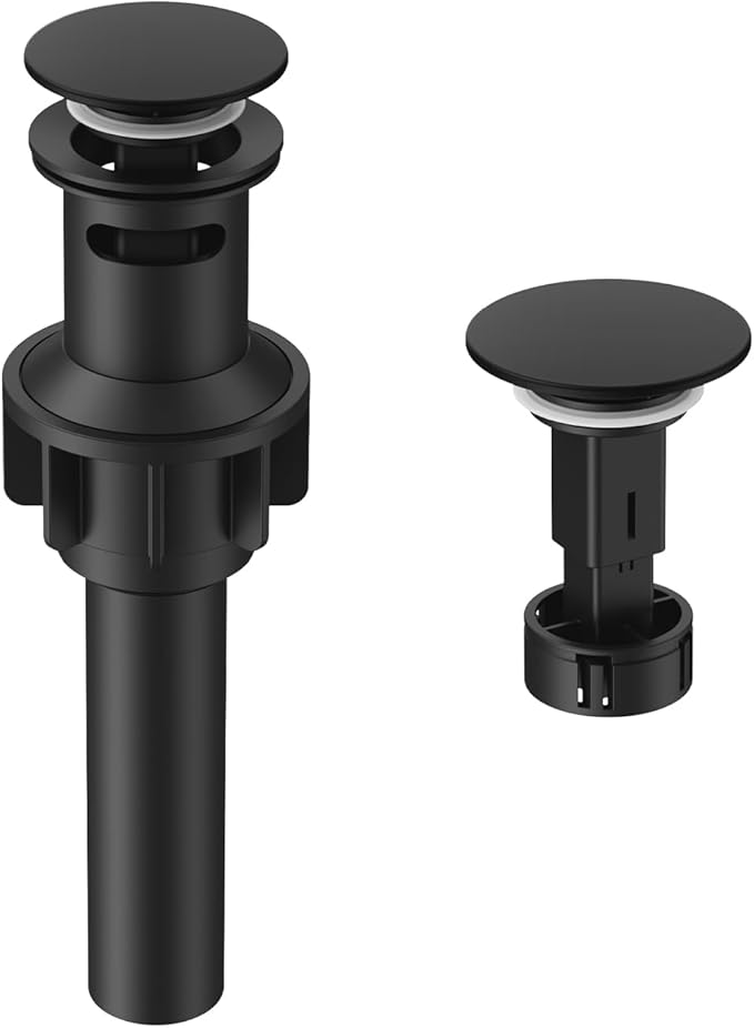 Push & Seal Pop Up Drain Stopper Assembly Kit for Bathroom Sink