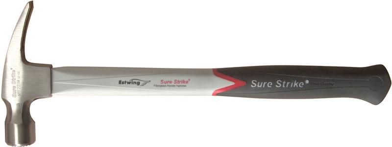 Estwing MRF22SM Sure Strike Framing Hammers, Fiberglass Handle, 22 Oz Head