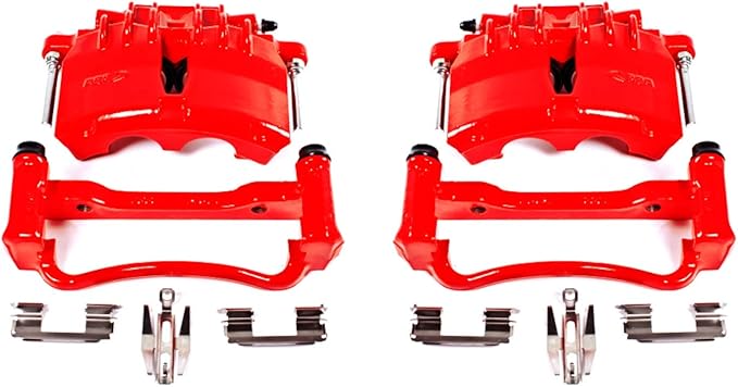 Power Stop S4838 Performance Caliper Red (Front)