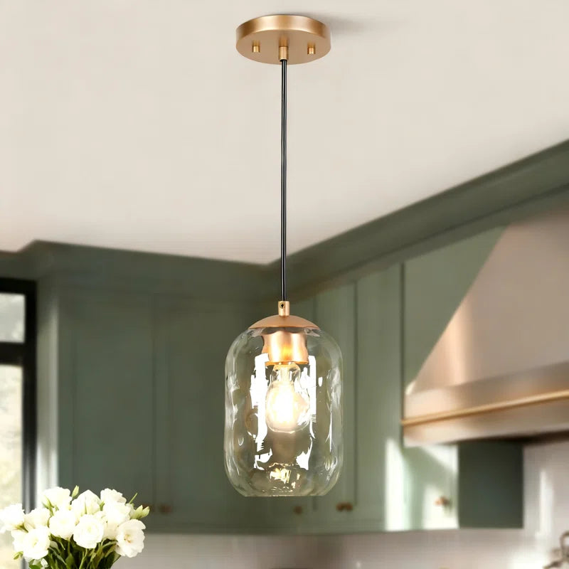 Hanshelmut 1 light kitchen island pendant