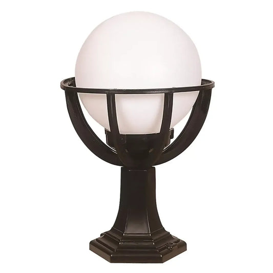 Outdoor wall light 30x45 cm with ABS body and polyethylene bulb in black finish.