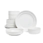 Over & Back Porcelain Dinnerware Set, 32-pieces