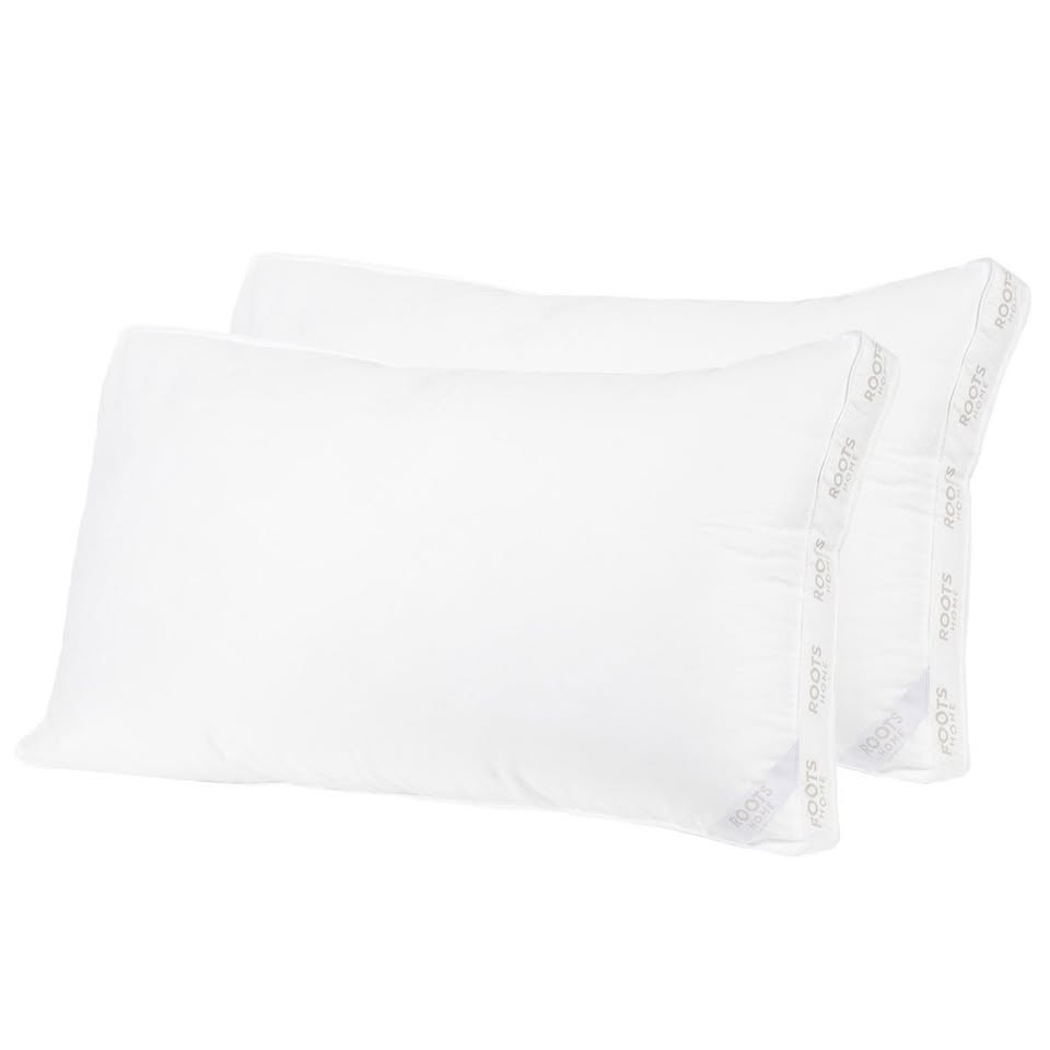 Roots Home Microgel Pillow, 2-pack Queen