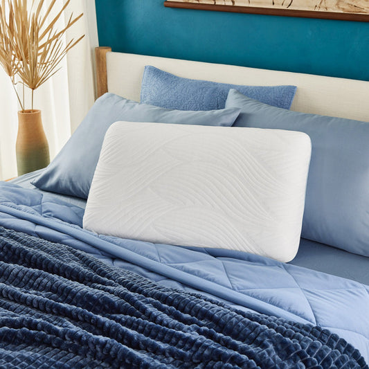 Novaform Soothing Cool Plus Gel Memory Foam Pillow Queen