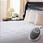 Open Box New Sunbeam Premium Luxury Quilted Heated Electric Mattress Pad - Queen Size