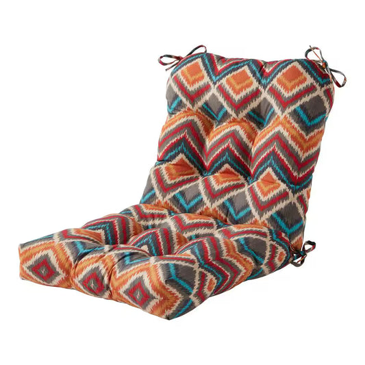 21 in. x 42 in. Outdoor Dining Chair Surreal Cushion