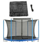 Upper Bounce Trampoline Safety Enclosure Replacement Net with Smartphone/Tablet Selfie & Livestream Pouch, Fits 15 FT Round Fram