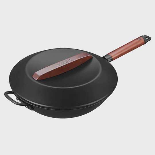 SANHO Nonstick Iron Wok 32cm
