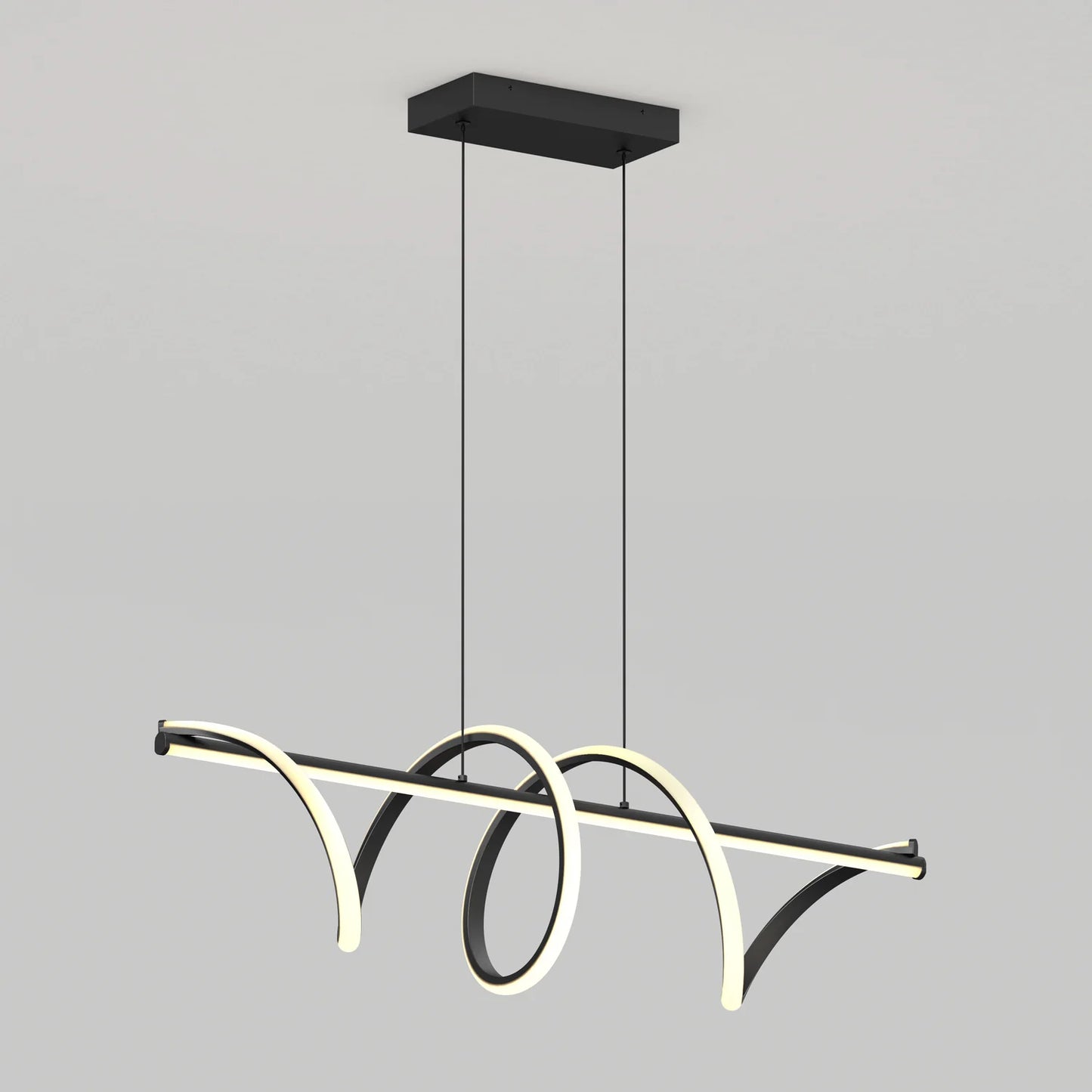 Coda modern LED pendant light 5 CCT