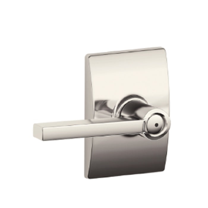 SCHLAGE RESIDENTIAL F40-LAT-618-CEN F40 Latitude Privacy Lever Lock With Century Trim
