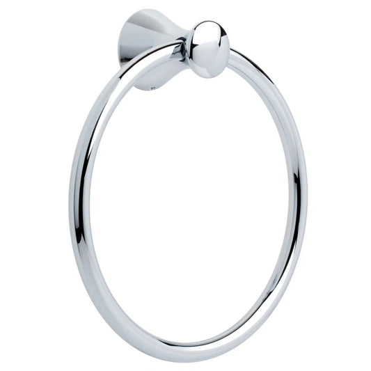 Lahara Wall Mount Round Closed Toilet Ring Bath Chrome