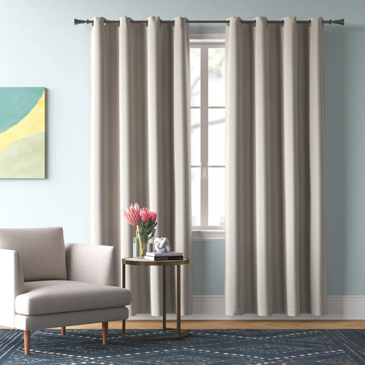 New Mcmanus Sateen Room Darkening Curtain Paid (Set of 2) 52x63