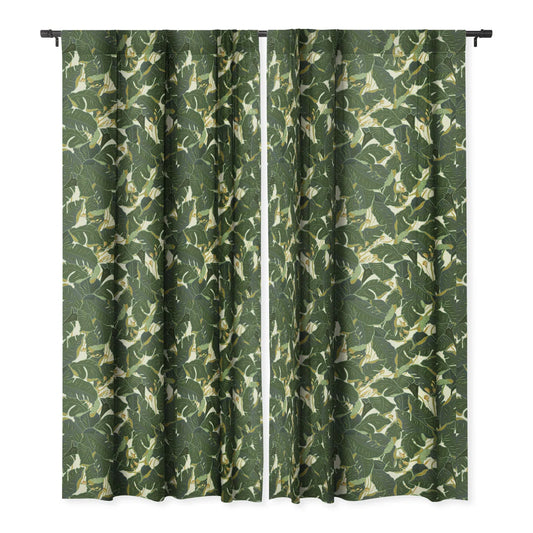 New Iveta Abolina Jungle Polka 1pc Blackout Window Curtain 48x96