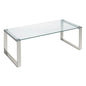 DAVID Chrome and Glass Coffee Table N GY-CT-10913S