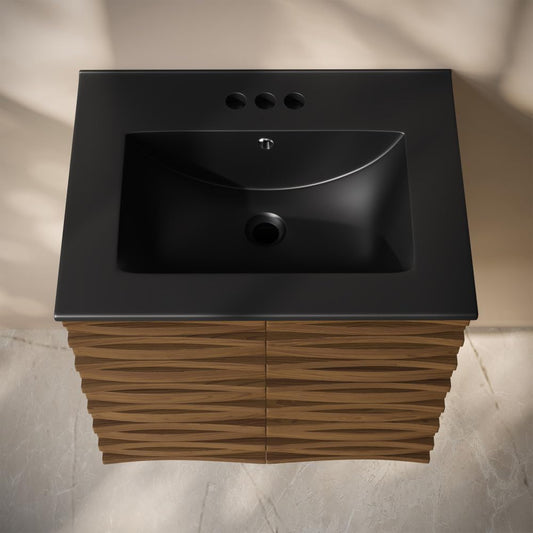 Judd 24" Wall Mounted Bathroom Vanity