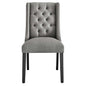 Baronet Upholstered Dining Chair Gray