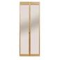 Pinecroft Mirrored Unfinished Pine Bifold Door 30x80.5