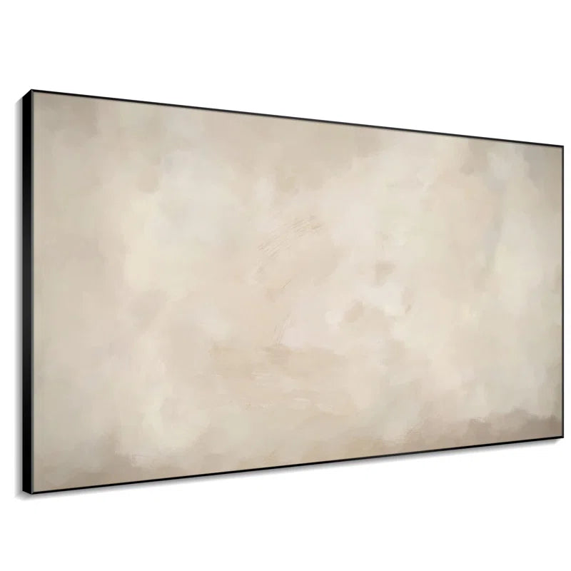 Neutral Abstract Subtle Layered Patterns Illustrations Extra Large Frame 72" Wide