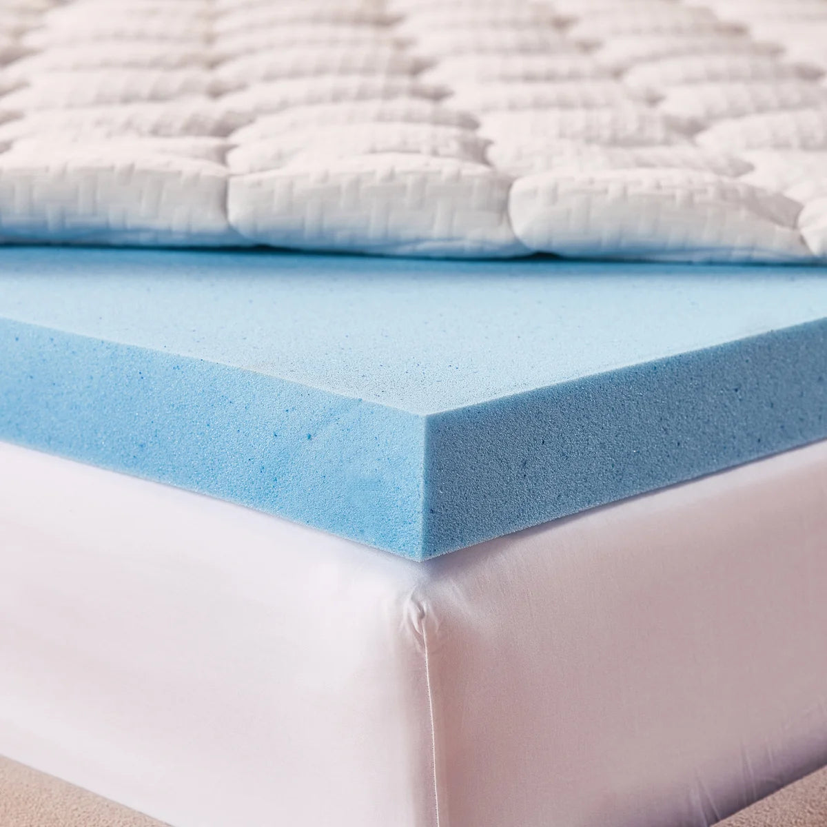 Novaform 3 in. Soothing Cool Plus Gel Memory Foam Mattress Topper Twin Size
