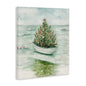 Beachy Christmas Tree Canvas Wall Art by Melissa Hyatt