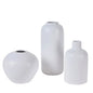 VCNY - Set of 3 Stoneware Vases White