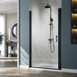 FPivot 36" W x 72" H Pivot Shower Door, Hinged Semi- Frameless Glass Shower Door FP36-CO