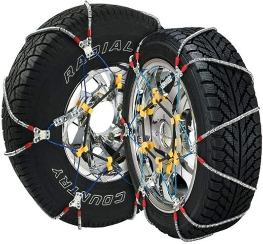 Super Z 6 Compact Cable Tire Snow Chain Set for Cars, Trucks, and SUVs | SZ139