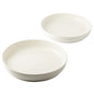Trudeau Porcelain Nesting Serving Bowls, 2-Piece