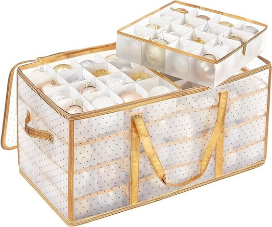 Christmas Ornament Storage Box 128 sections