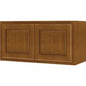 Randolph W3015RA-B Double Door Kitchen Cabinet, 30 in W X 12 in D X 15 in H, Amber