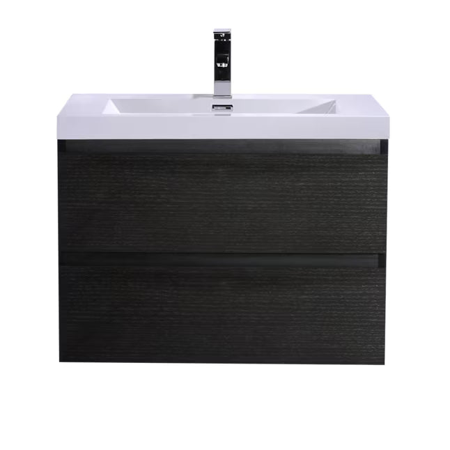 McConnico 29.5" Single Bathroom Vanity Rich Black