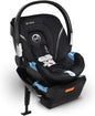 Cybex Aton 2 Infant Car Seat - Slim Fit, Ultra Lightweight, SensorSafe Technology, Load Leg Base, Travel System Compatible, Lavastone Black