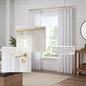 Cambria Designer Series 7 foot Curtain Rod Brushed Gold 1-1/8 in Larger Dia. Non-Adjustable