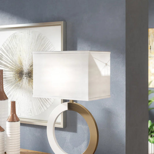 11" H x 10" W Linen Rectangle Lamp Shade