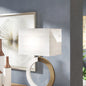 11" H x 10" W Linen Rectangle Lamp Shade