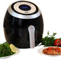 Total Chef Air Fryer - Aerogrill, Non-Stick Frying Basket, French Fry, Digital Touch Screen, 7 Presets, 3.8 quart Black