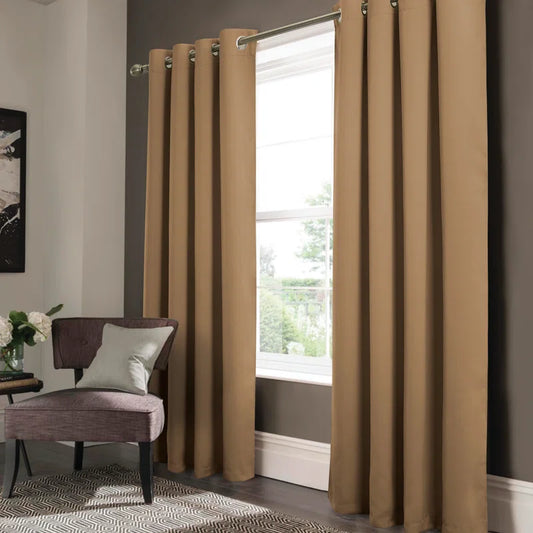 Corpuz Polyester Blackout Single Curtain Panel Single Panel 54x90