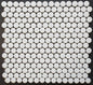 PENNYROUND 3/4" - Glazed Porcelain Tile  12.25”x12” tiles  20 tiles
