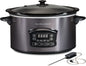 Hamilton Beach Programmable Defrost Slow Cooker, Temperature Probe, 6 Quart Capacity, 33768G