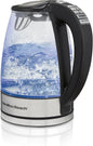 Hamilton Beach Variable Temperature Glass Electric Kettle, 1.7 L, 1500W, 6 Presets, Keep Warm, Cordless, Auto Shutoff & Boil-Dry Protection, LED Indicator (40941C)