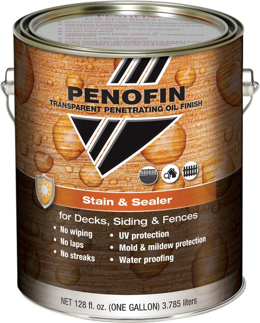 Penofin 292876 Transparent Penetrating Oil Finish Stain & Sealer44; Natural Cedar