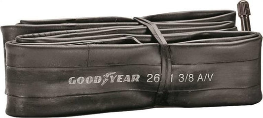 Goodyear 91080 Bicycle Tube, For Use With 26 x 1-3/8 in Width Bicycle Tires, Butyl Rubber, Black
