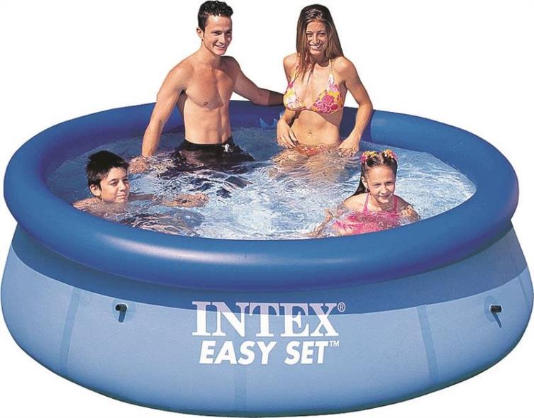 Easy Set 28110EH Swimming Pool, 639 gal Capacity, 8 ft Dia 30 in H, Plastic