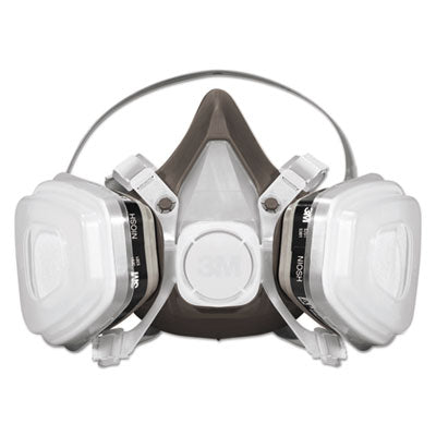 3M P95 Respirator, Half Face, Disposable, 53P71, Large Size, Protection Against Organic Vapors and Particulates