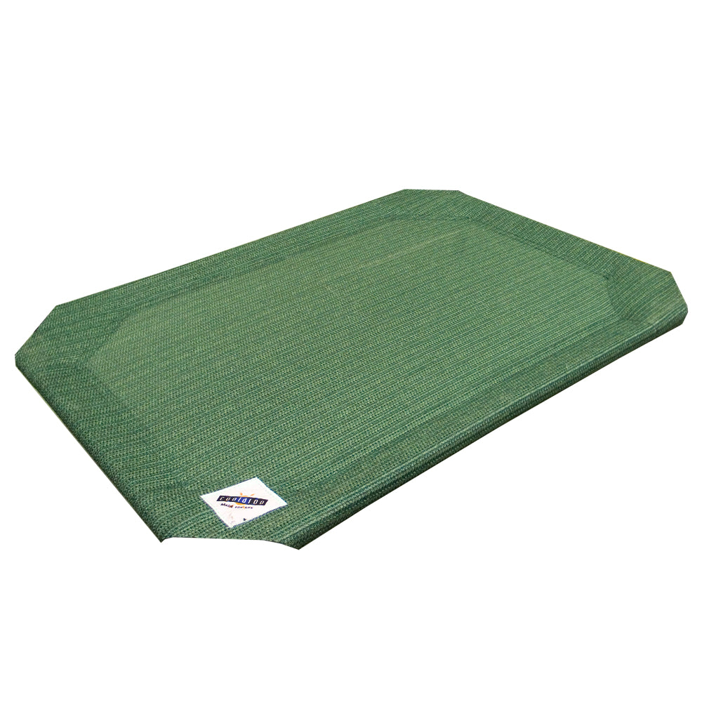 Coolaroo Replacement Cover, The Original Elevated Pet Bed by Coolaroo, Large, Brunswick Green